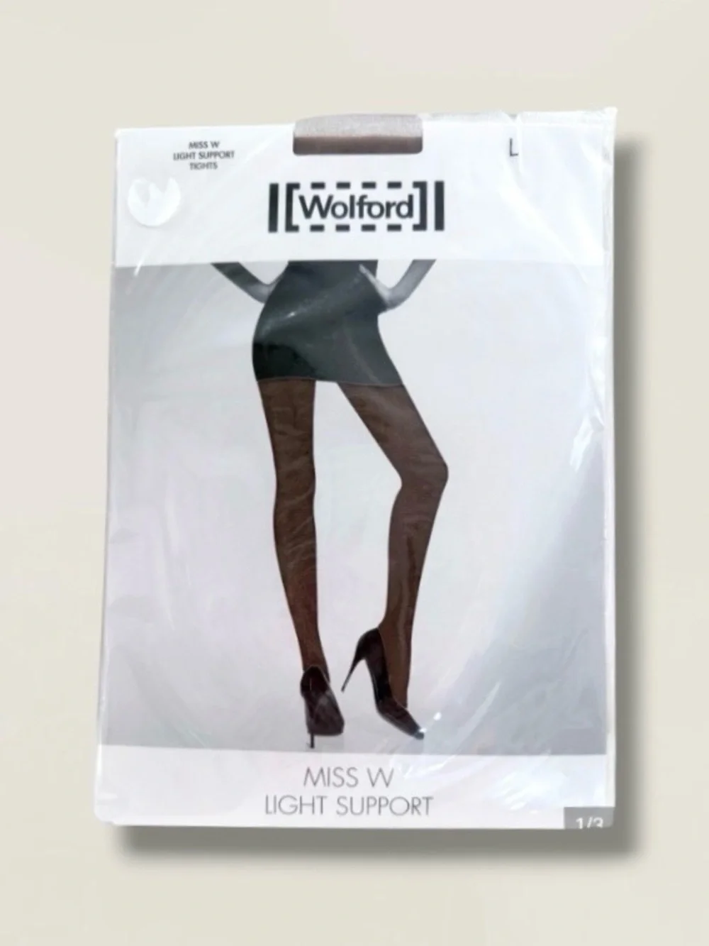 New! WOLFORD DIAMANT MISS W 40 LIGHT SUPPORT TIGHTS Size LARGE